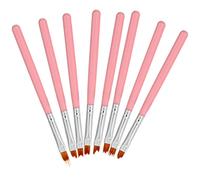 VALICLUD 8piezas Pinceles Para Uñas Para Dibujar y Pintar Herramienta De Manicura Para Decoración De Uñas Manualidades De Nail Art