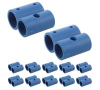 VALICLUD Abrazaderas de Tubo para Silla de Inodoro 12 Piezas Accesorio de Montaje para Asiento Elevador Clips de Fijación para Sillas de Ruedas y Baño Diámetro Interior 275 MM Uso en