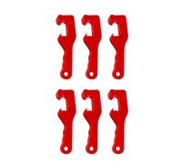 VALICLUD Abridor de Tapa de Recipiente Plástico 6 Piezas Multicolor, Llave para Abrir Recipientes Aplicables, Herramienta para Abrir Baldes de Pintura, Mango Largo para Uso Color Aleatorio