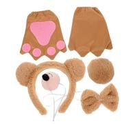 VALICLUD Accesorios De Disfraz De Para Niñas Diadema De De Guantes y Nariz Falsa Para y Cosplay