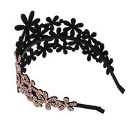 VALICLUD Accesorios Para El Cabello Banda De Cabello Nupcial Sombreros De Fiesta Tiara De La Ropa De Cabeza Del Festival Tocado De Novia Diadema De Princesa Dorado El Plastico