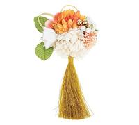 VALICLUD Accesorios Para El Cabello De Flores De Seda Pasadores De Pelo Para Mujer Cabello Seda Barretas Pasadores De Pelo Accesorios De Vacaciones Mujer Elegante Floral Naranja Tela