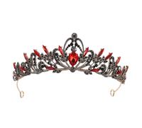 VALICLUD Accesorios Para El Cabello De La De La Hoja De Despedida De Soltera Para La Novia Mamá Feliz Cumpleaños Coronas De Boda Elegantes Ducha Rojo De Imitación