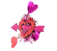 VALICLUD Accesorios Para El Cabello De San Valentín Pinzas Para El Cabello Lazos Rosas Lazo Naranja Para Niña Lazo De Lentejuelas Accesorios Para El Cabello Rosa Lazos Para El