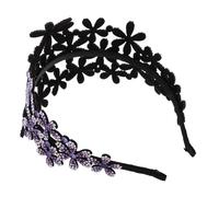 VALICLUD Accesorios Para El Cabello Diadema De Cristal Diadema Tiara De Fiesta De Princesa s De Moda Para Mujeres Accesorio De Moda Para El Cabello Púrpura El Plastico