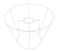 VALICLUD Adaptador de Anillo para Pantalla de Lámpara 15X25X18 CM Estructura Metálica de Hierro Blanca Soporte Tipo Araña para Pantallas Cónicas de Mesa Accesorio para Lámparas de