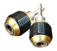 VALICLUD Adaptador de Taladro Hexagonal 1/4 Mango de Cambio Rápido de 60 Mm, 2 Piezas, Portabrocas para Impacto y Mantenimiento Automotriz