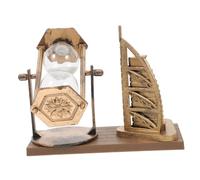 VALICLUD Adornos De Reloj De Arena Vintage Decoración Creativa para Escritorio Adorno Artesanal Hogar como Obsequio para Decoración Retro Habitaciones