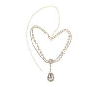 VALICLUD Adornos Frente Tiara Elegante Para Mujer Brillante Tocado De Boda Decoración Cabeza De Novia Para Ceremonia y Celebración