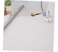 VALICLUD Alfombrilla Antideslizante para Baño Suelo Absorbente y Empalmable Cojín de Suelo Resistente y Cómodo para Ducha Color Blanco