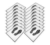 VALICLUD Alfombrillas para Coche Desechables 80 Unidades Papel Protector de Suelo Impermeable para vehículos Uso en casa y Oficina 19.68x14.96in