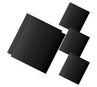 VALICLUD Alfombrillas para Hornear Bbq 5 Piezas 33x40 Cm Antideslizantes Antiadherentes Resistentes al Calor Fibra de Vidrio Reutilizables para Barbacoa y Horno Doméstico