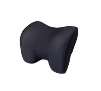 VALICLUD Almohada Cervical Ergonómica para Coche Cojín Viscoelástico Soporte Cuello para Viaje y Descanso Color Negro Profundo