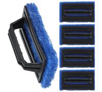 VALICLUD Almohadilla de Limpieza para Serigrafía Esponja Segura para Malla con Mango Ergonómico 5 Piezas Azul y Protección de Manos en Reclamación de Marcos