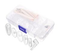 VALICLUD Almohadillas de Silicona para Gafas Kit de Reparación de Gafas con Tornillos Almohadillas para Monturas de Soportes de Viaje