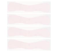 VALICLUD Almohadillas de Silicona Reutilizables para Extensión de Pestañas 4 Piezas Tamaño Grande Protección y Aislamiento para Permanente y Levantamiento Parche Frontal Forma de Onda