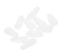 VALICLUD Almohadillas Nasales para Gafas de Silicona Antideslizantes Tipo Gota 10 Pares Blancas Suaves y Cómodas para Monturas Ideales para Gafas de Sol y Uso Diario