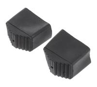 VALICLUD Almohadillas para Pies de Escalera Plegables 2 Unidades Goma Negra 1.69X1.65X0.90 Pulgadas Antideslizantes para Escaleras de Mano Uso en Casa