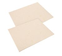 VALICLUD Almohadillas Térmicas de Esponja Resistentes a Altas Temperaturas para Transferencia de Calor Protección para Prendas en Máquinas de Prensa de Calor, 2 Piezas Beige