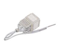 VALICLUD Ambientador para Coche Colgante de Cristal Vacío Gemas de Imitación, Botella Dispensadora de Fragancia para Espejo Retrovisor, Accesorio Decorativo Brillante para Interior