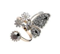 VALICLUD Anillo Ajustable de Dorada para Mujer Diseño Elegante y Cómodo Anillo de Dedo Único y Duradero Chapado para Combinar Atuendo