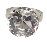 VALICLUD Anillo De Gemas Decorativo Para Bodas Anillo De Propuesta De Matrimonio Accesorio De Joyería Dedo Para Ceremonias Nupciales y Celebraciones