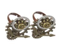VALICLUD Anillo de Steampunk Vintage de Metal para Hombres y Mujeres Diseño Creativo Anillo Punk Decoración Retro de Combinar