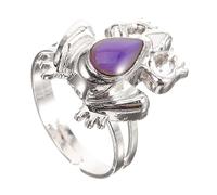 VALICLUD Anillo Termocrómico De Anillo De Emoción Que Cambia De Color Ajustable Divertido Para Niñas