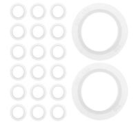 VALICLUD Anillos de Sellado de Goma para Sensor de Asistencia de Estacionamiento, 20 Unidades Absorción de Impactos para Uso en Sistemas de Radar Trasero