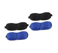 VALICLUD Antifaz Opaco 3d Ojo Portátil Espuma Máscara Para Dormir Adulto Sleep Eye Mask Apagón Viajar Bloqueando Contorneado Antifaz Para Dormir De Seda Esponja 2 Piezas X 4