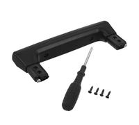 VALICLUD Asa de Equipaje Atornillable Negro Mediano, Repuesto de Manija Lateral de Plástico para Maleta, Piezas de Reparación para Asas de Maletas, Compatible con Equipaje de Viaje