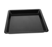 VALICLUD Bandeja de Horno Esmaltada Negra Resistente para Repostería y Catering con Superficie Antiadherente y Alta Conductividad Térmica