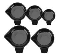 VALICLUD Bandeja de Plástico para Balanza Electrónica, Set de 5 Piezas, Plato Profesional para Báscula de Cocina, Accesorio de Escala Digital para Medición Precisa y Uso en Laboratorio