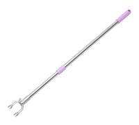 VALICLUD Barra Telescópica para Tendedero de Ropa de Acero Inoxidable con Horquilla de Aluminio para Balcón y Uso Doméstico Diseño Extensible y Resistente para Facilitar Colgar Prendas