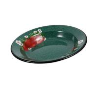 VALICLUD Bol de Esmalte Vintage Cuenco Multiusos para Sopa y Ensalada Recipiente Resistente para Almacenamiento de Alimentos Cuenco de Cocina de Esmalte Duradero y Seguro para Uso