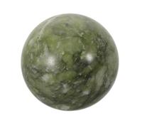 VALICLUD Bola de Cristal de Jade Natural Pulido de 5 Cm para Decoración de Estantes Energía Armoniosa y Atracción de Riqueza para Ambiente Refinado