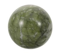 VALICLUD Bola de Cristal de Jade Verde Pulido para Decoración Feng Shui Esfera de Piedra de Riqueza y Abundancia, Fácil Mantenimiento, Adecuado para Adivinación y Oficina