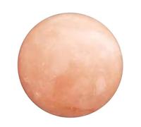 VALICLUD Bola de Cristal para Jabón de Sal Natural de la Cordillera Piedra de Masaje Exfoliante Bola de Sal Naranja para Spa y Sala de Vapor Minerales Naturales para Cuidado Piel