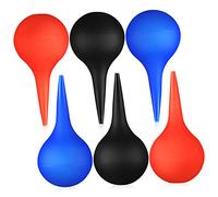 VALICLUD Bola De Goma Para Lavar Los Oídos 6 Unidades 60 Ml Bolas De Presión Antideslizantes Para Limpieza De Cerumen Uso Adultos Niños y Mascotas