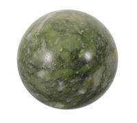 VALICLUD Bola de Jade Natural de 5-6 Cm Pulida para Decoración del Hogar, Esfera de Cristal Feng Shui de Piedra Natural, Acento Decorativo Espiritual y Piedras Decorativas de Jade