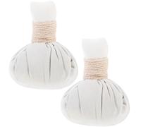 VALICLUD Bola De Masaje De Hierbas Chinas 2 Pcs Pelota De Spa y Compresión Algodón Suave Compresa Caliente y Moxibustión Adecuado Para Relajación y Terapia Corporal Casa Uso Familiar y Terapéutico