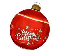 VALICLUD Bola Navideña Inflable Grande De Jardín Decoración Navideña para Exteriores Rojas para Fiesta De Navidad