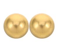 VALICLUD Bolas de Cobre Macizo para Bebedero de Pájaros de Jardín Exterior Esferas Rústicas de Latón de 2 CM para Purificación y Limpieza de Estanques Accesorio Resistente para Fuentes y