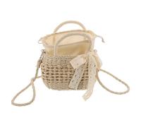 VALICLUD Bols Paja Mujer Verano Mano Estilo Boho Hobo Flexible para Playa y Vacaciones Cruzado Mano Color