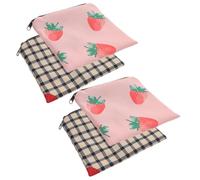 VALICLUD Bolsa de Aseo para Compresas con Cremallera, Material Poliéster Resistente y Práctico, Set de 4 Piezas Adecuado para Niñas y Adolescentes en Su Primer Período