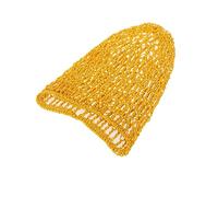 VALICLUD Bolsa de red para el pelo con gancho de mano tronco mujer envase desenredador banda ganchillos crochet agujas ganchillo Netas para dormir redes para el cabello para dormir Amarillo