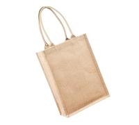 VALICLUD Bolsa de Yute Retro Tote Bag de Arpillera para y Almacenamiento de Verduras Bolsa Portátil para Uso Diario
