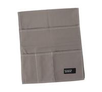 VALICLUD Bolsa Lateral para Reposabrazos De Sofá Bolsillos Organizador De Tela De Algodón Gris Claro Multiusos Almacenamiento para Control Remoto y Artículos Varios para Hogar y Sala