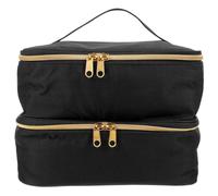 VALICLUD Bolsa Organizador Esmaltes Uñas Portátil Doble Capa Estuche Almacenaje Pintauñas para Botellas Funda Ligera y Compacta para Maquillaje y Cosméticos Diseño Práctico para Viajes y Ho