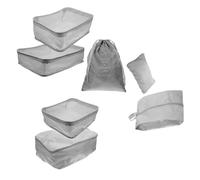 VALICLUD Bolsa Organizadora de Viaje Ligera y Espaciosa para Ropa Zapatos y Cosméticos de Bolsas de Almacenamiento con Cierre para Vacaciones y Viajes Largos